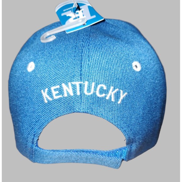 Embroidered Blue Kentucky Adjustable Baseball Cap - Picture 3 of 4